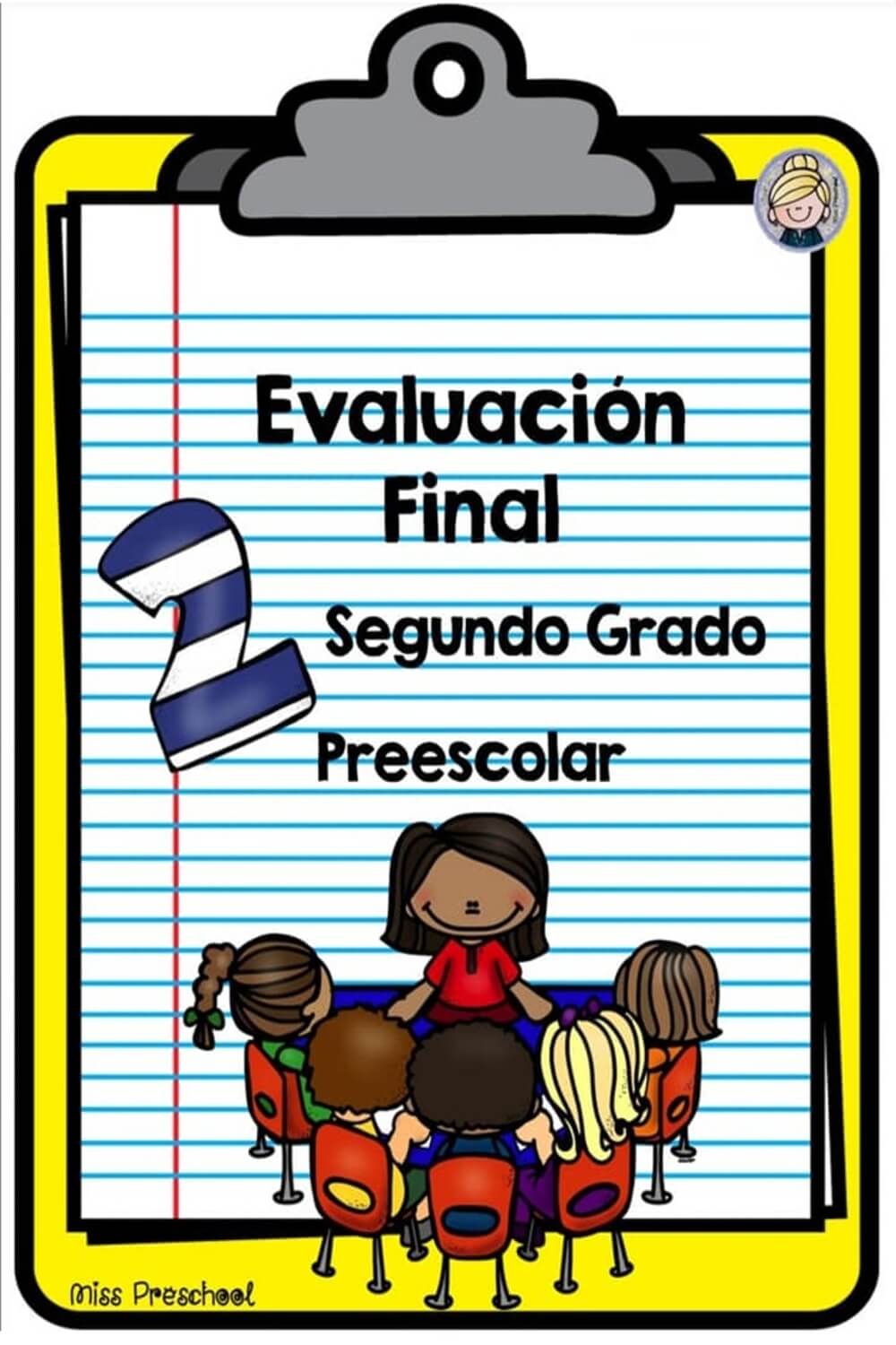 Evaluación Final para Preescolar | Materiales Educativos para Maestras