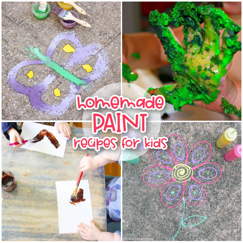 Homemade Paint Recipes Safe for Babies and Toddlers ~ Learn Play Imagine