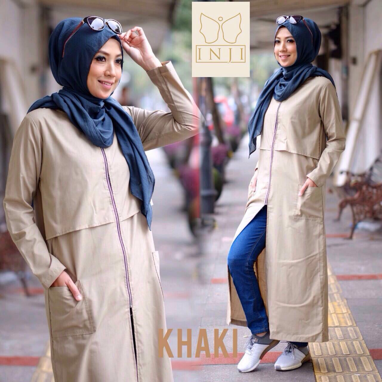  Jual Baju Hijab Model Sekarang Mozza Outer By Inji