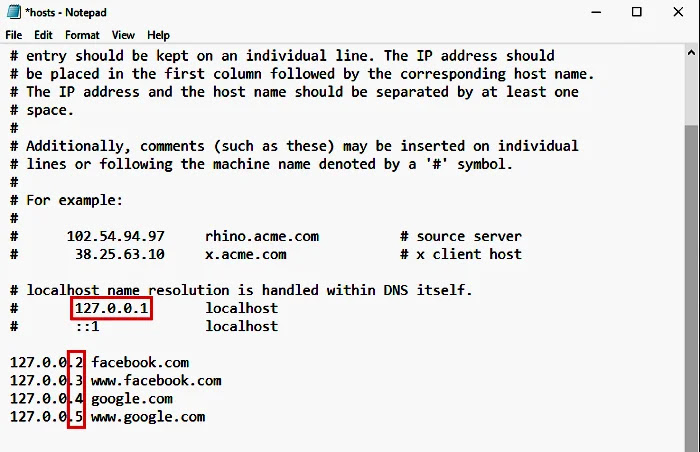 Local IP adress list Local IP adress list