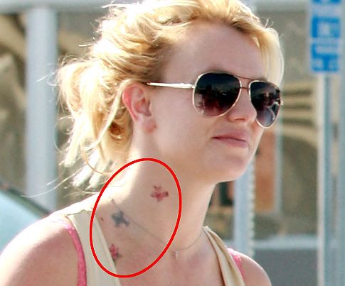 Zoom Tattoos: Britney Spears Tattoo