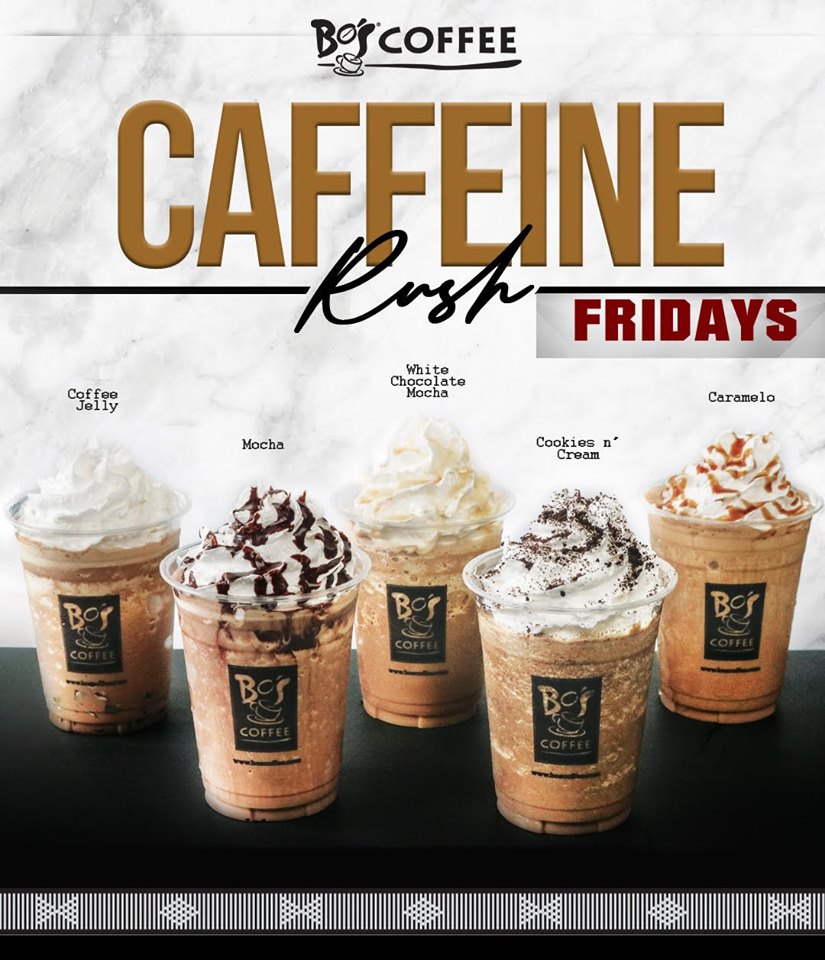 Manila Shopper Bo's Coffee Caffeine Rush Fridays Promo June 2019