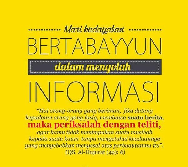 Indahnya Islam : Tabayyun - ABawonoS