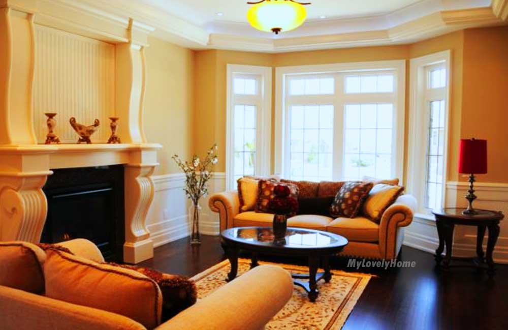 decorating living room with bay window