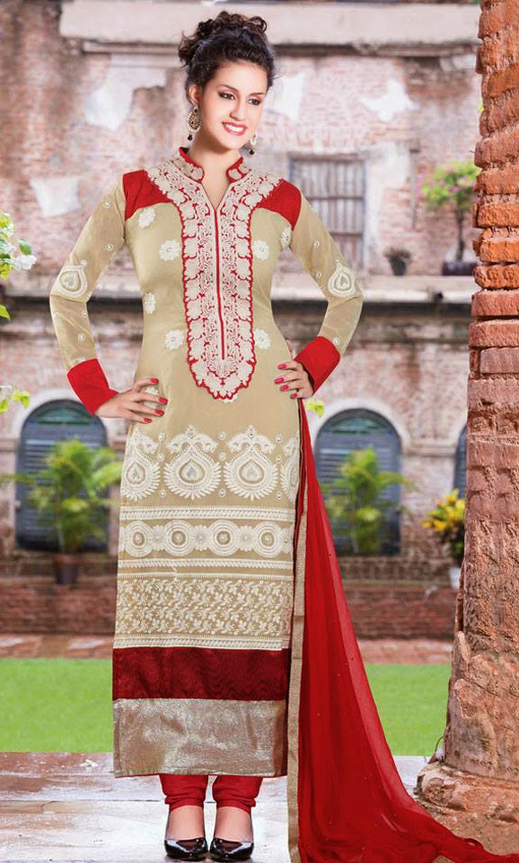 Punjabi Suits Neck Designs Party Wear Design Boutique 2014 Photos Images Pics: Punjabi Suits