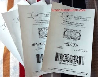 tiket-masuk-lawang-sewu wisata museum transportasi kereta api lawang sewu semarang nurul sufitri mom lifestyle blogger traveling culinary review
