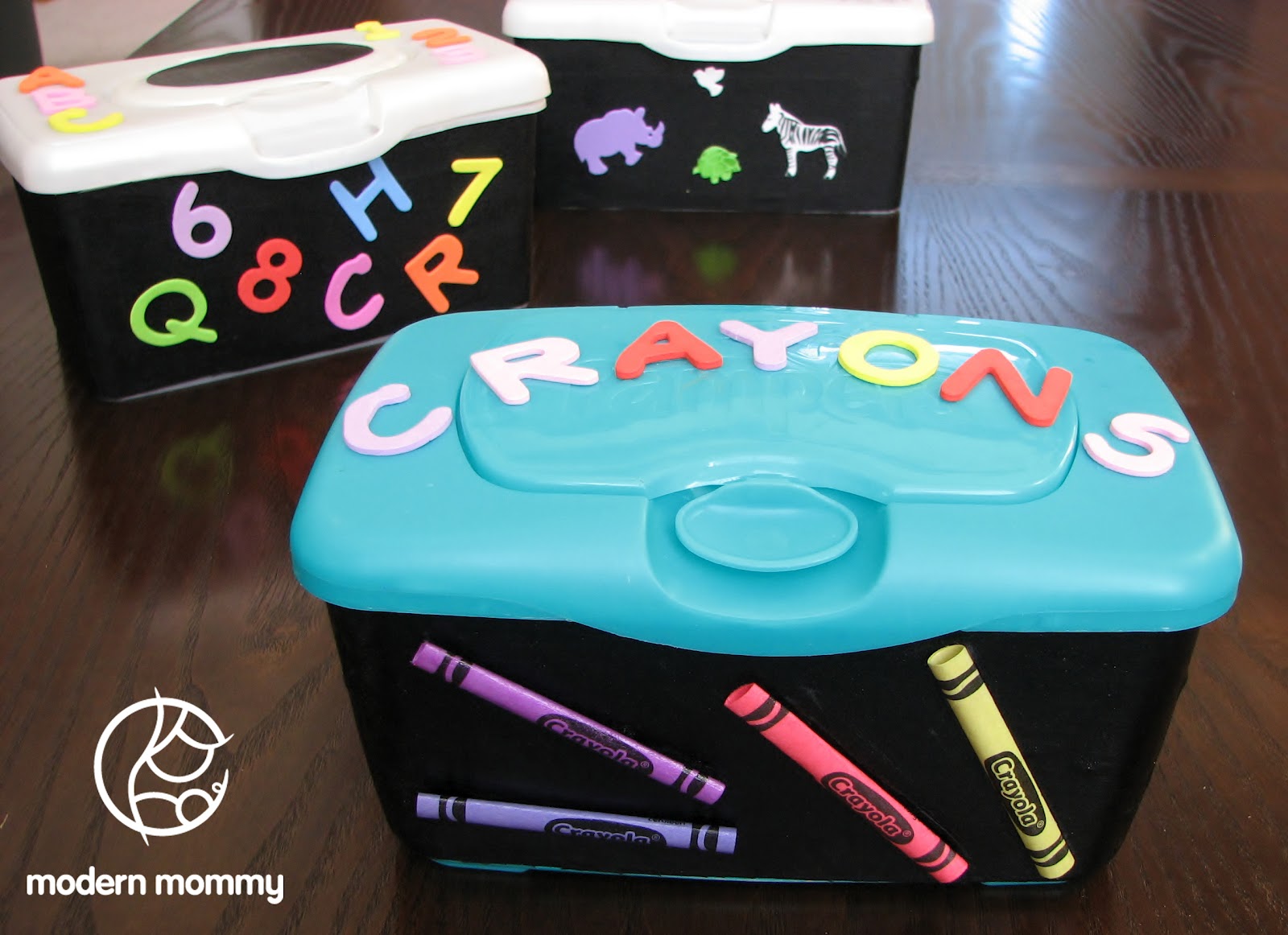 Modern Mommy: Make it Monday: DIY Craft Storage Containers