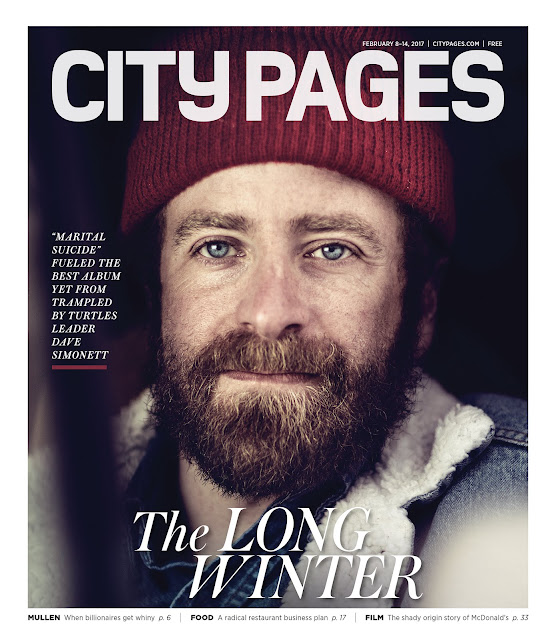 Image of City Pages cover story on musician Dave Simonett