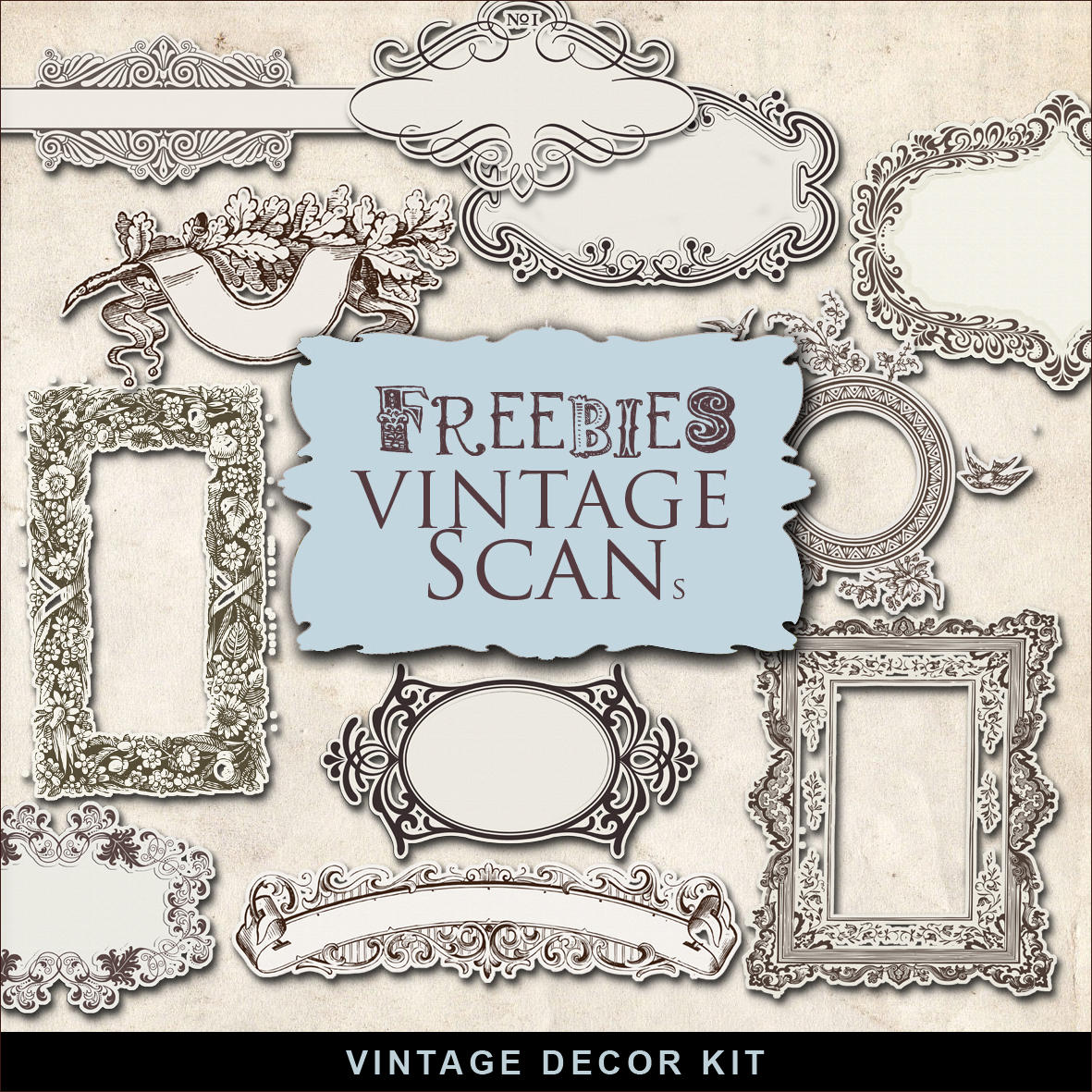Freebies Vintage Decor Elements:Far Far Hill - Free database of digital ...