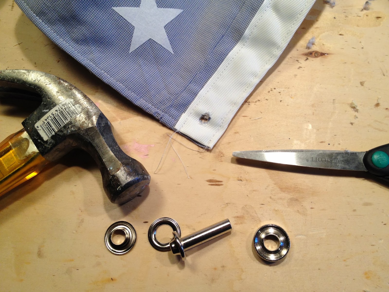 That's My Letter DIY Neutral American Flag