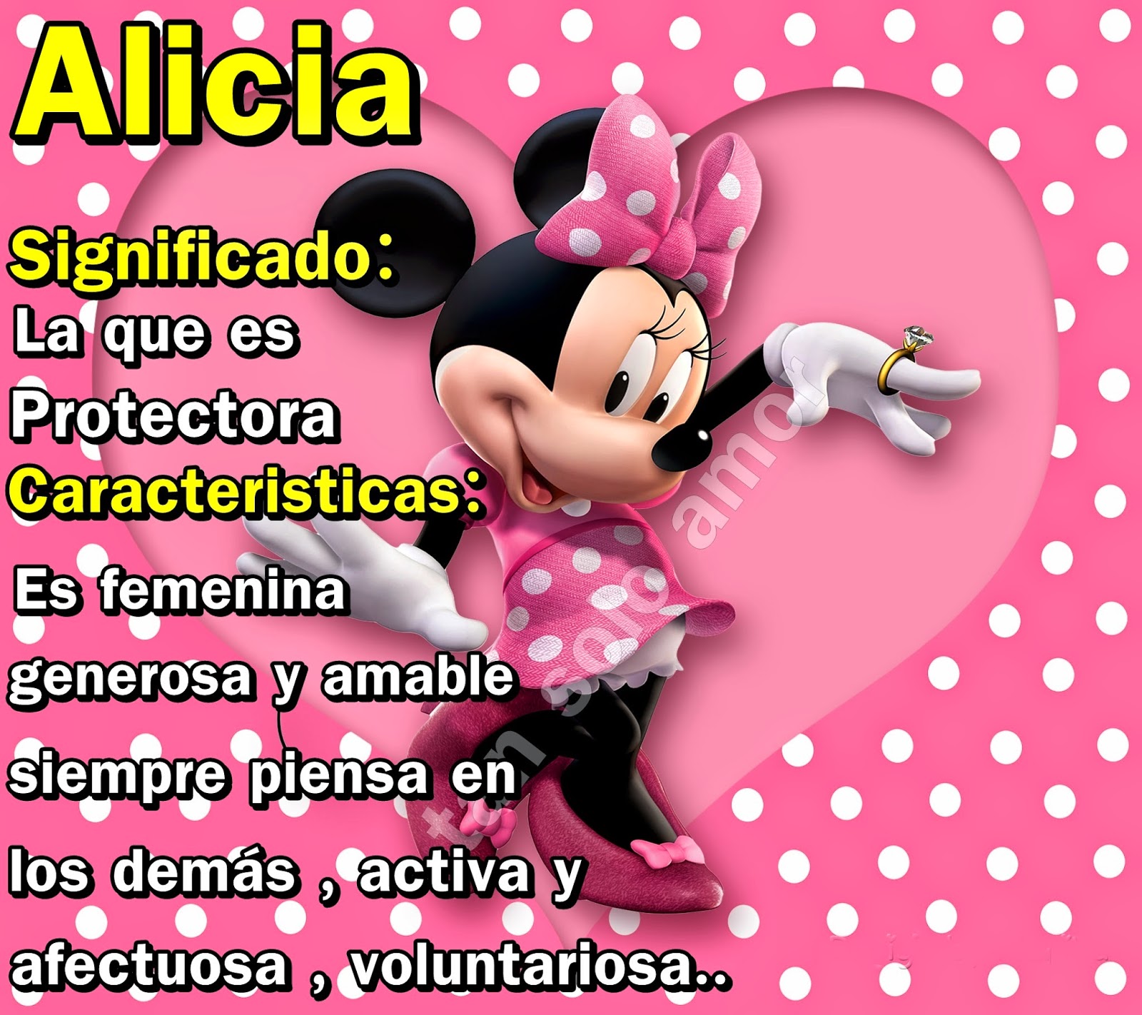 tan solo amor Significado de los