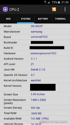 Exclusive: Samsung Galaxy Note 5 is using Exynos 7422, 4GB of RAM after all