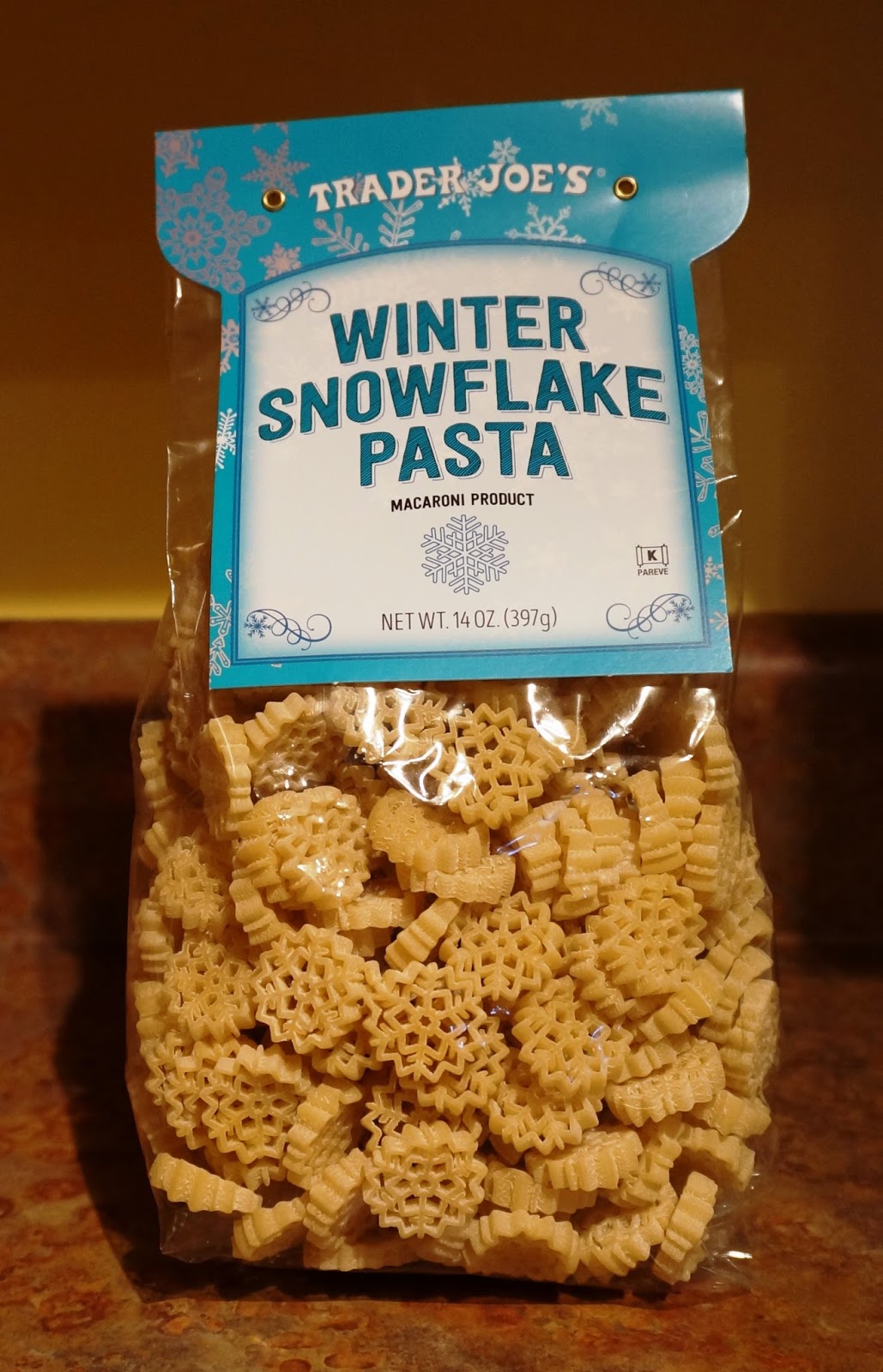 Exploring Trader Joe's Trader Joe's Winter Snowflake Pasta