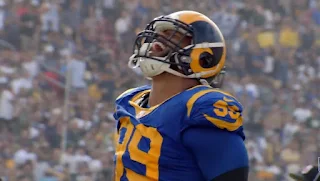 Los Angeles Rams defensive tackles Aaron Donald