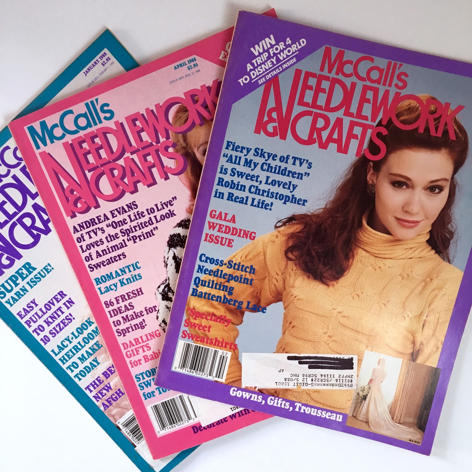 Finds Vintage Needlework Magazines / Wedding Memories