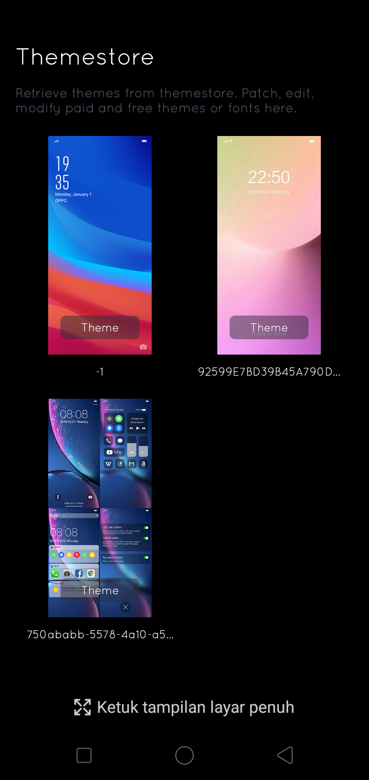 CARA MEMBUAT TEMA OPPO di THEMESTORE BERBAYAR JADI GRATIS
