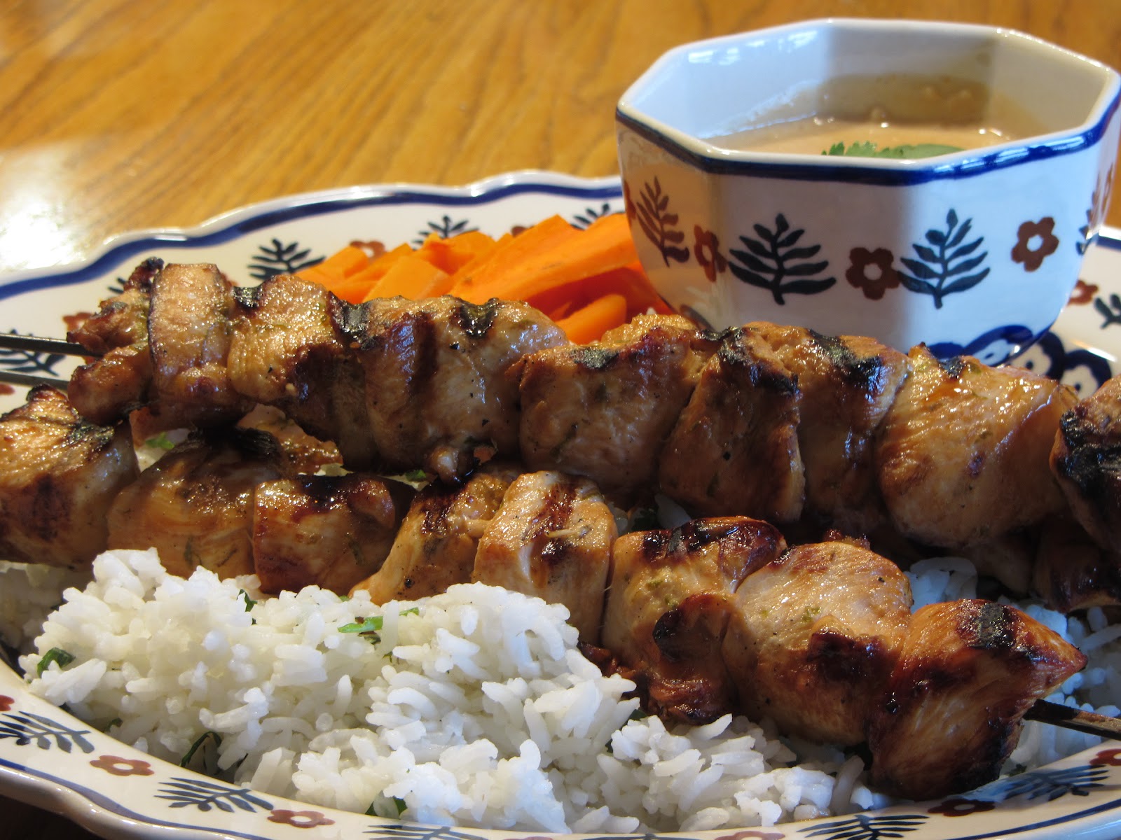 Tracy's Living Cookbook Chicken Satay