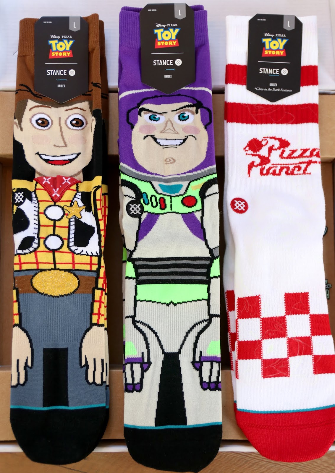 toy story pizza planet box set stance socks 