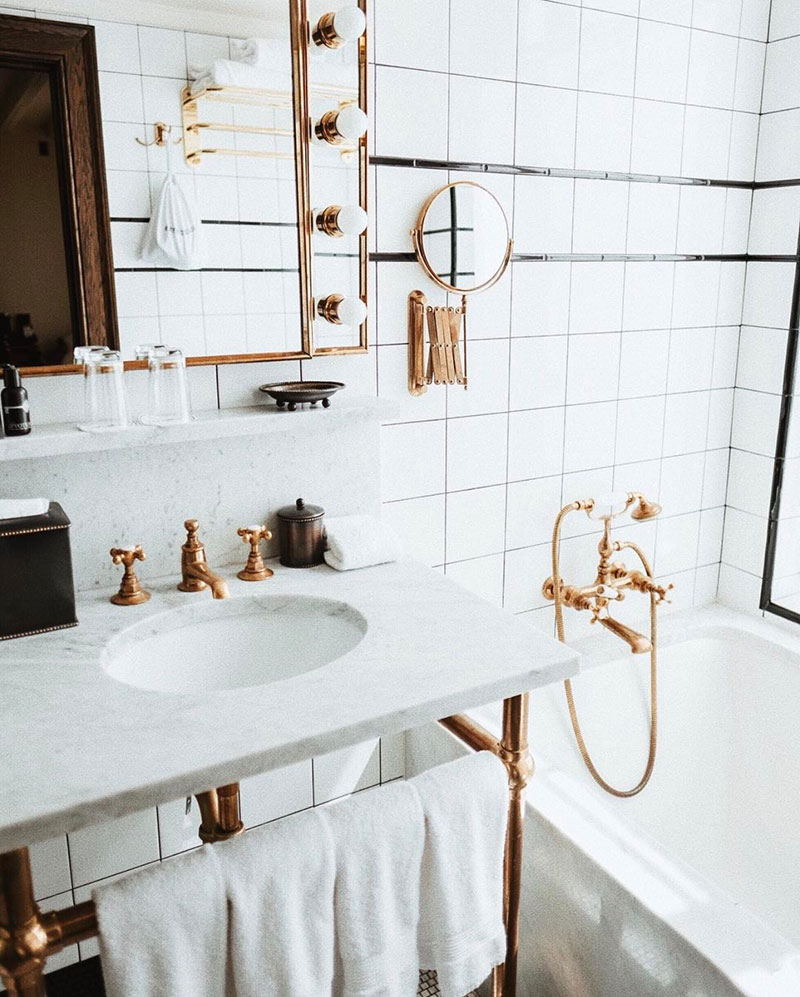 Décor Inspiration: Industrial-Inspired Powder Rooms