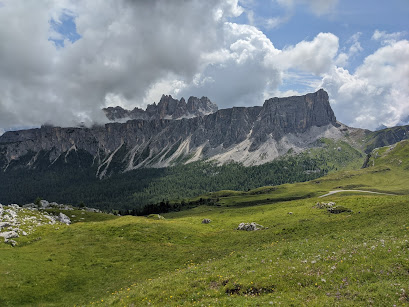 The impressive Lastoni di Formin from Passo Giau. (It's on our list to hike next time we are there.)