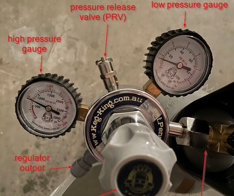 Birallee Beer & Brewing Setting & Adjusting CO2 Gas Regulator (How to