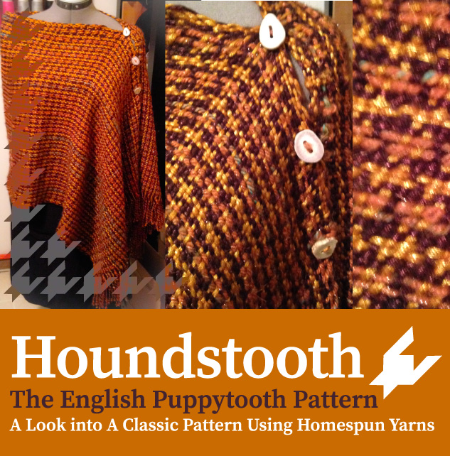 nancy tranter copper houndstooth shawl