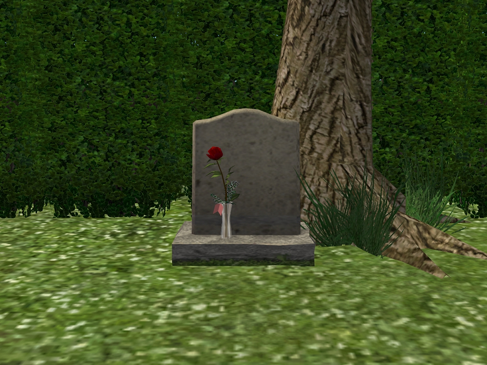 TheNinthWaveSims The Sims 2 Tombstone as a Buyable Decorative Object