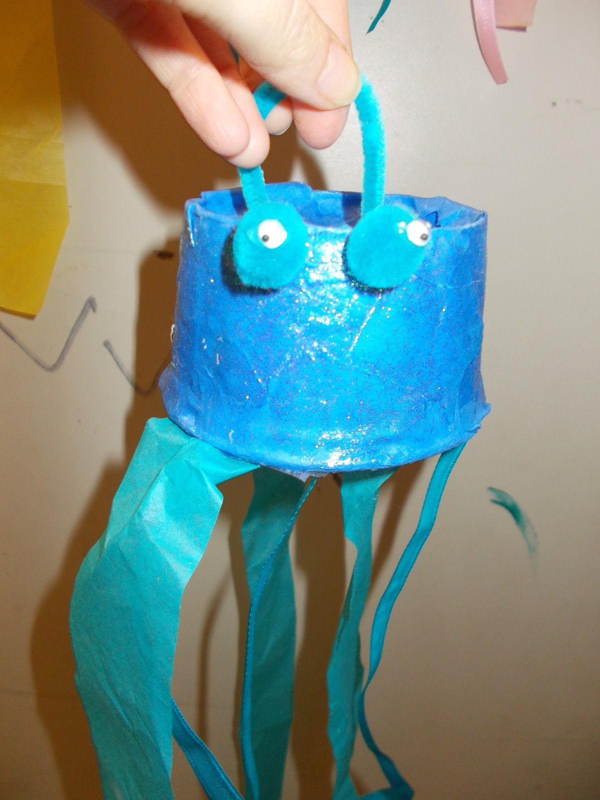 Mrs. Pierce's Polka Dot Spot Jellyfish Sculptures