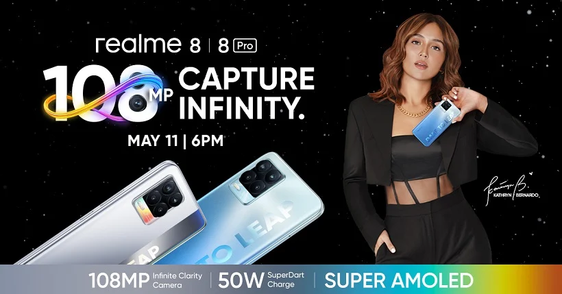 realme Philippines to launch first 108MP smartphone on May 11 with the realme 8 Series