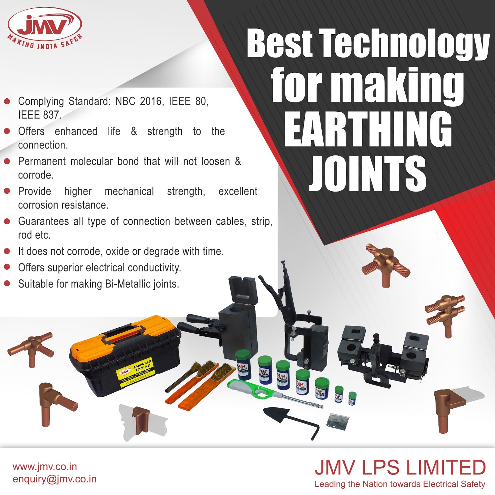 Exothermic welding to enhance the integrity and longevity of the weld