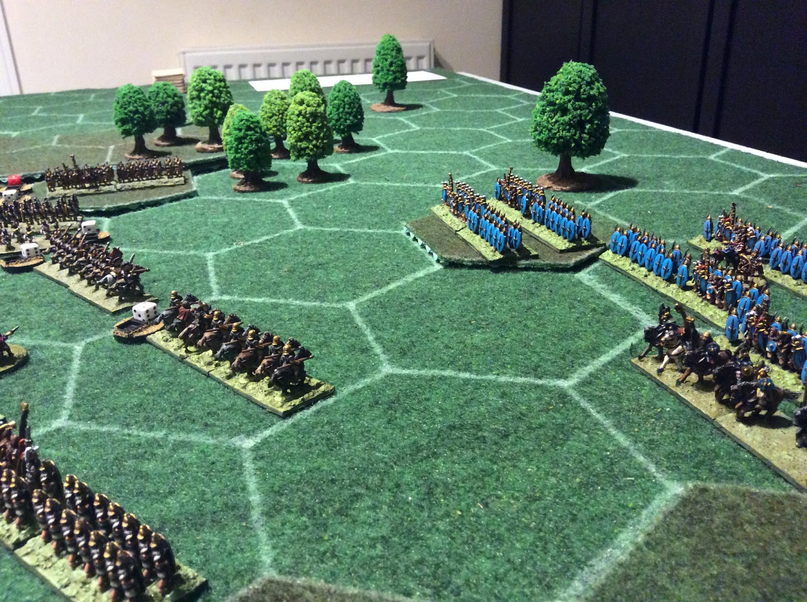 The Northumbrian Wargamer. Caesar Vs Pompey campaign.The