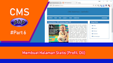 Membangun CMS Sederhana (Part 6 – Membuat Module Halaman Statis)