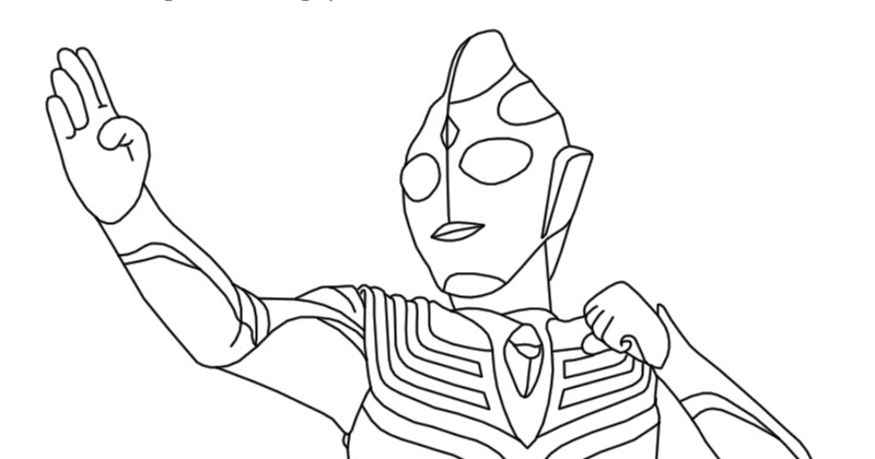 gambar mewarnai anak paud ultraman