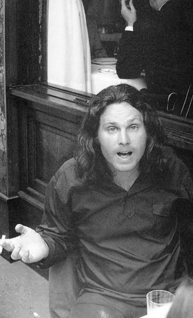 Candid Snaps of Jim Morrison Hanging Out With Friends in Paris, Just a
