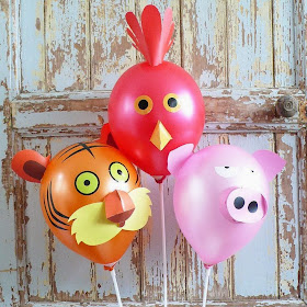 Animal Balloon decorating ideas.