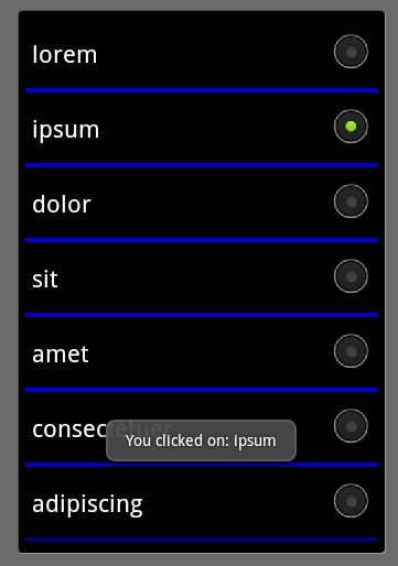 android studio listview radio buttons android studio listview radio buttons