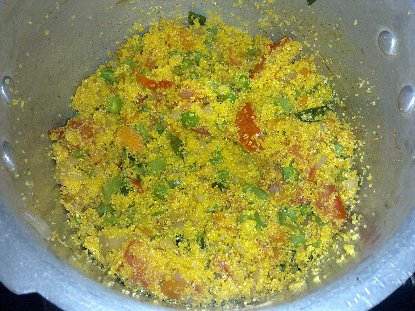 Prabhasekar Corn Rava Kichadi