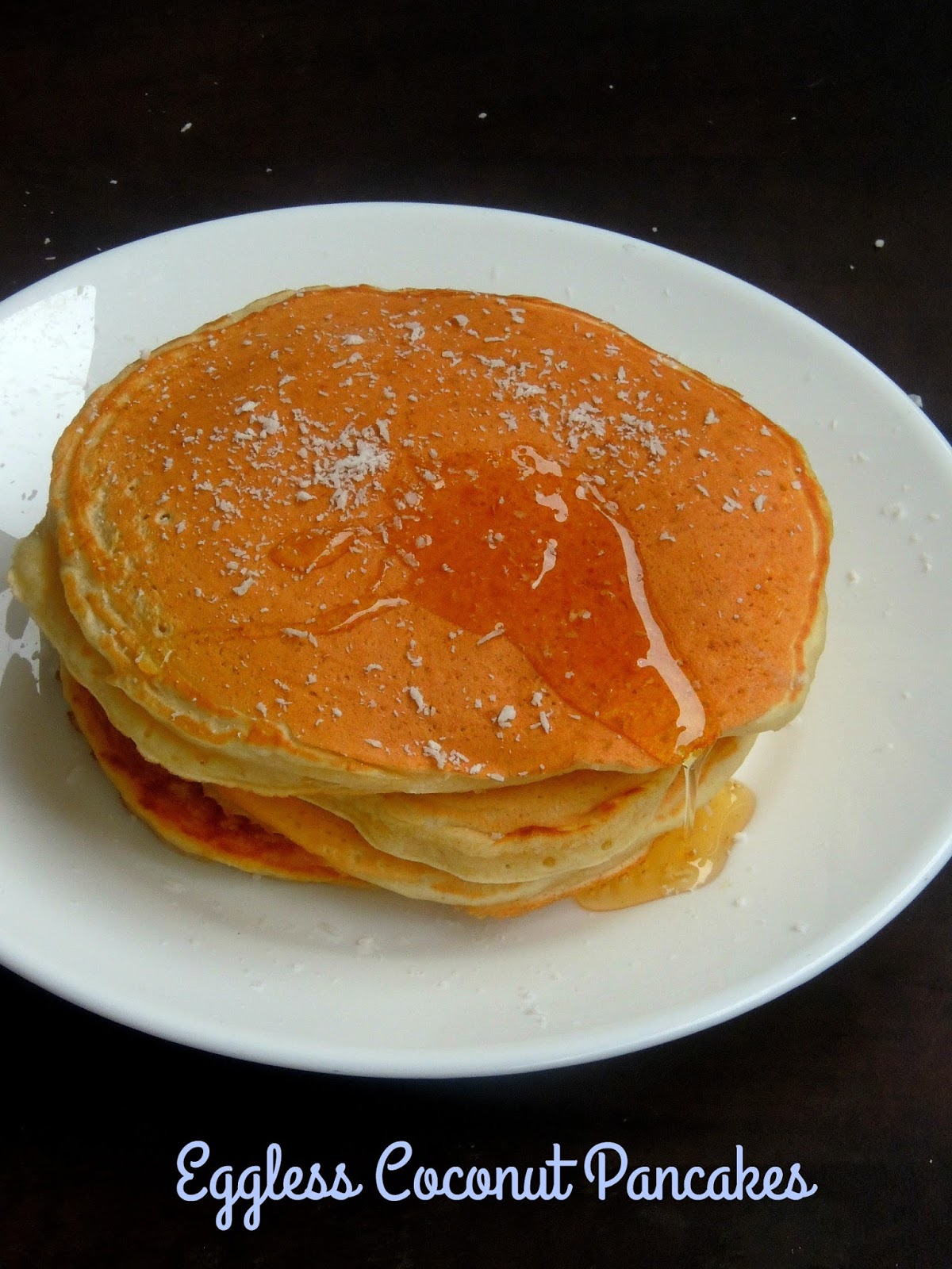 Eggless Coconut Pancakes Cook N Click
