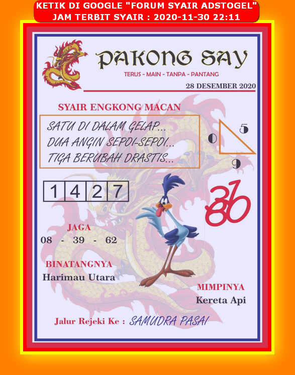 Bocoran Hk 28 Desember 2020 Prediksi Angka Main