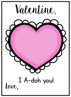 Free Printable Play Doh Valentines - KTeacherTiff