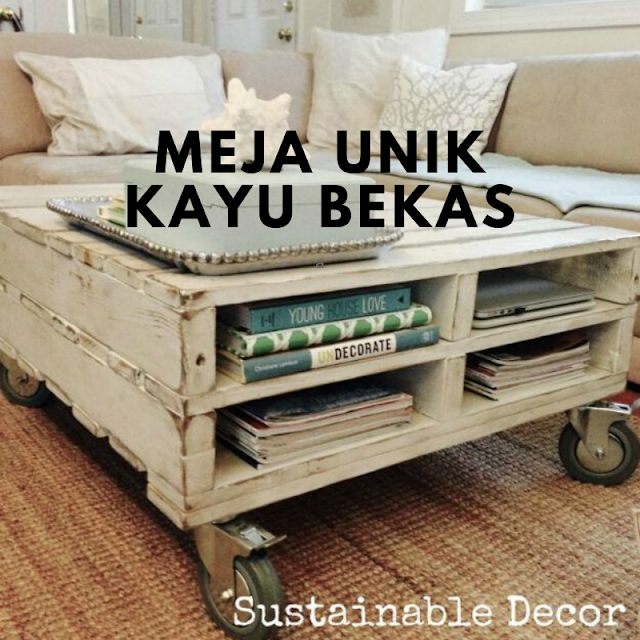 4 Contoh Furniture Kayu Bekas Yang Bisa Anda Buat Sendiri