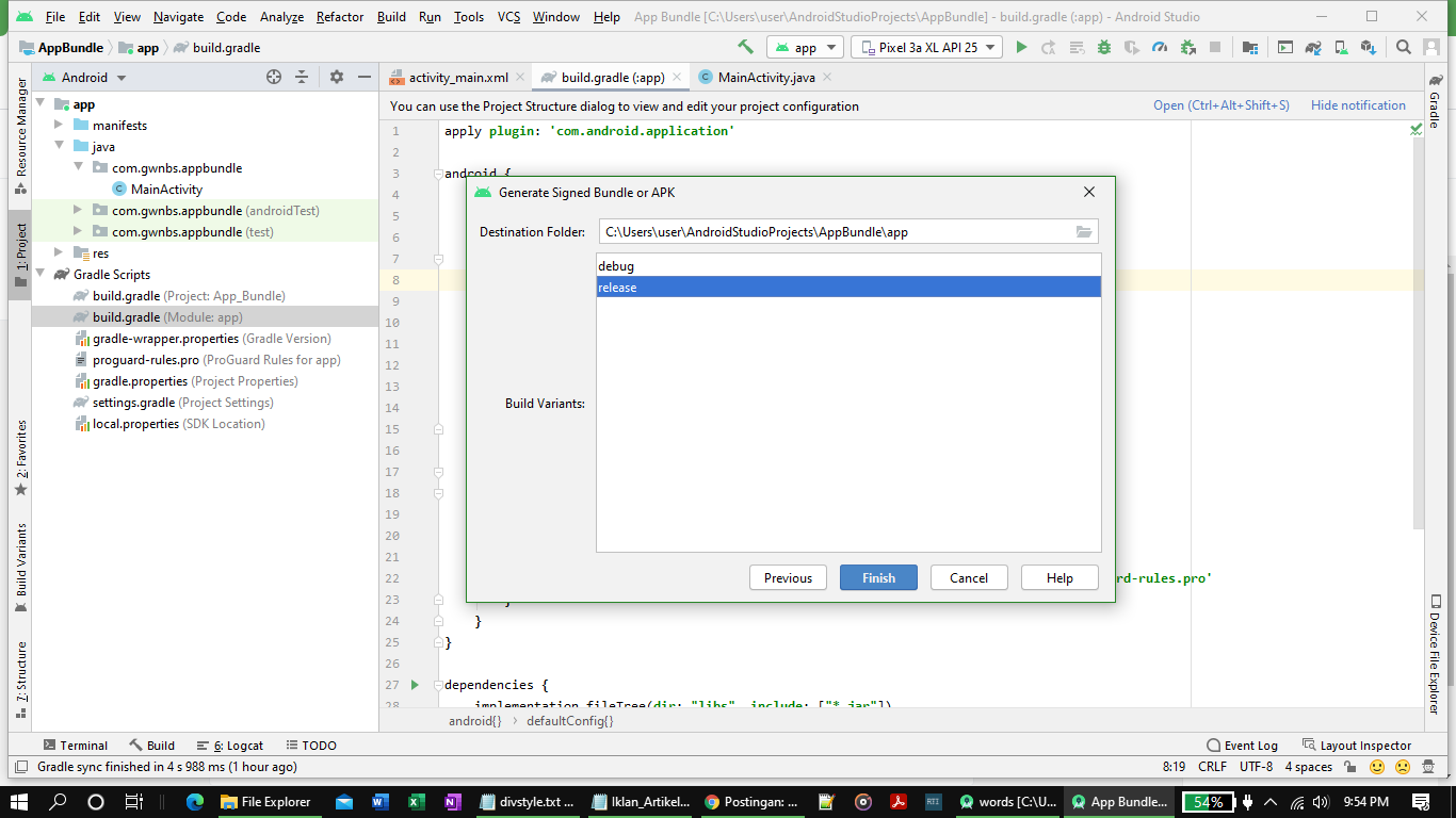 Android studio bundle. App Bundle Explorer как поменять номер версии кода.