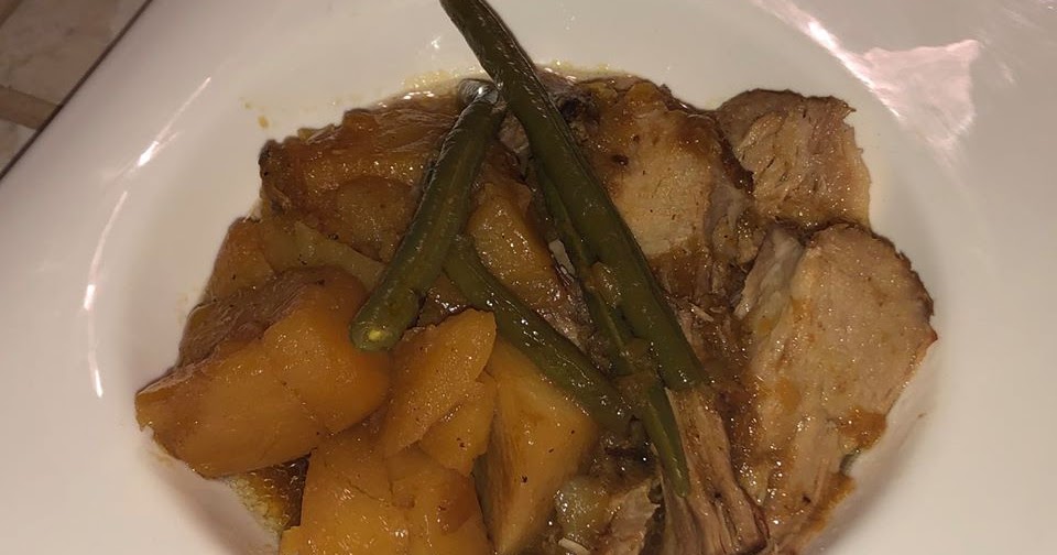 Cuisine chic et simple Rôti de porc aux patates jaunes de Ricardo