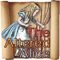 I received an HONORABLE MENTION over at ALTERED ALICE