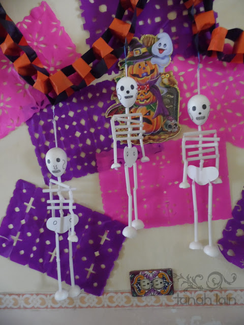 Calacas en Halloween