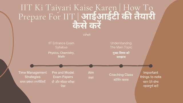 IIT Ki Taiyari Kaise Karen | How To Prepare For IIT | आईआईटी की तैयारी कैसे करें