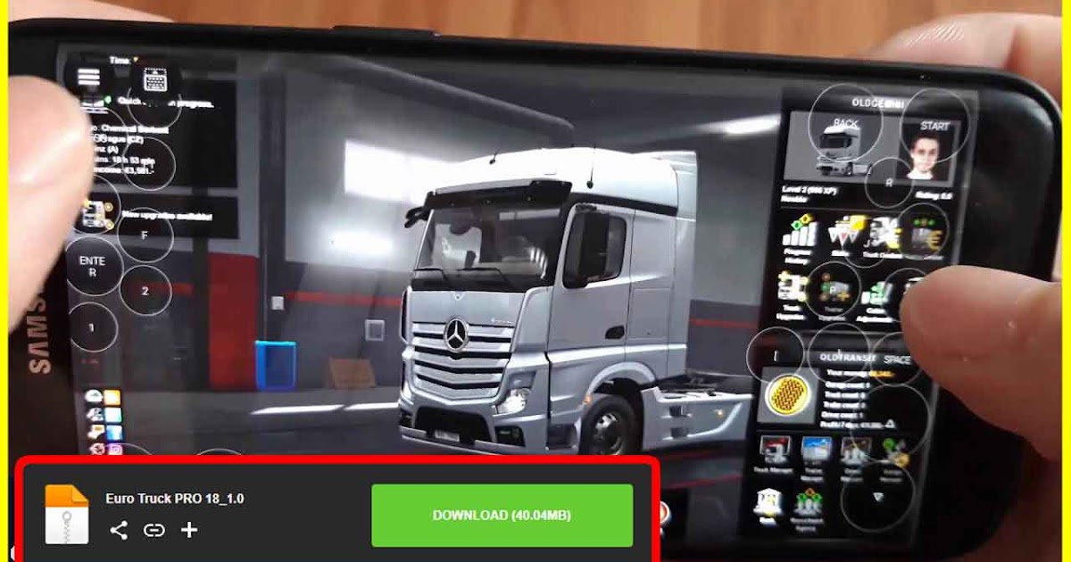 تحميل افضل لعبة محاكي الشاحنات تحميل Euro Truck Simulator 2 للاندرويد