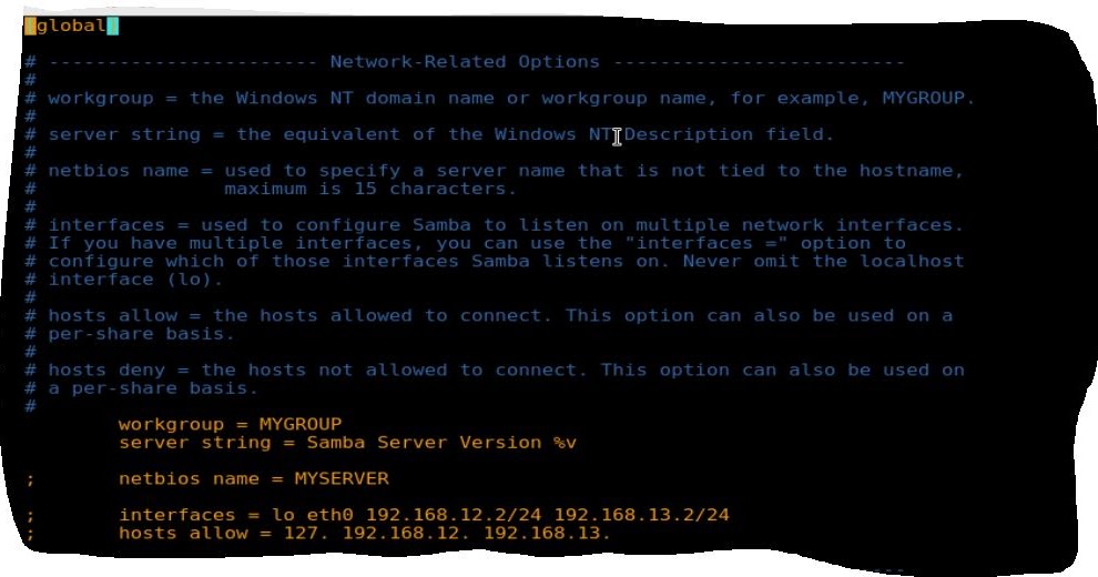 Samba Server Configuration act 1