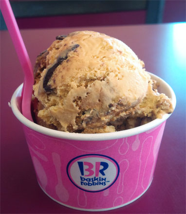 On Second Scoop: Ice Cream Reviews: Baskin-Robbins Dunkin' Donuts Coffee 'N Donut Ice Cream