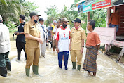 Bupati Aceh Tamiang tinjau 3 kecamatan yang Terendam Banjir. 